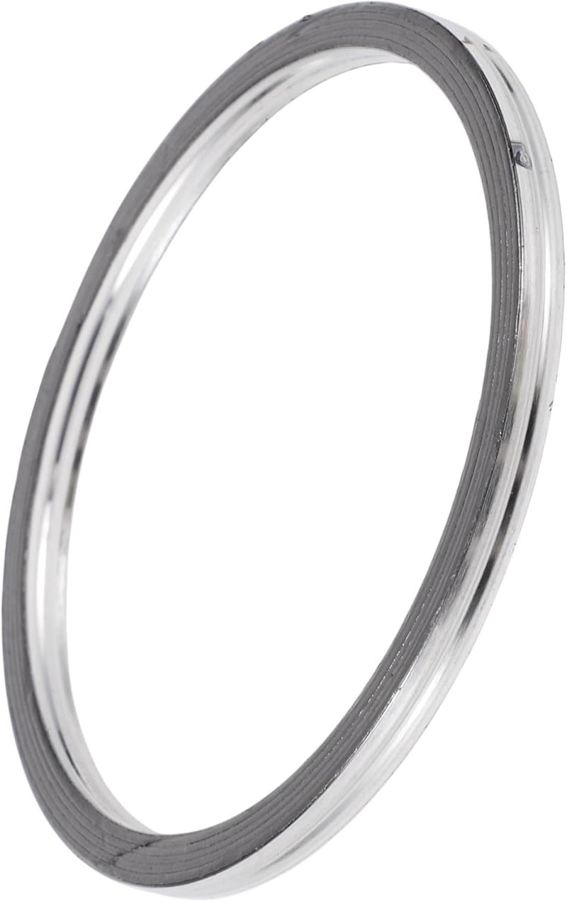 REPAIROCK ID 77mm Exhaust Manifold Gasket Prevent Leak Noise Exhaust Donut Gasket Muffler Ring Exhaust Flange Gasket for Car SUV Truck Graphite Stainless Steel - Image 1